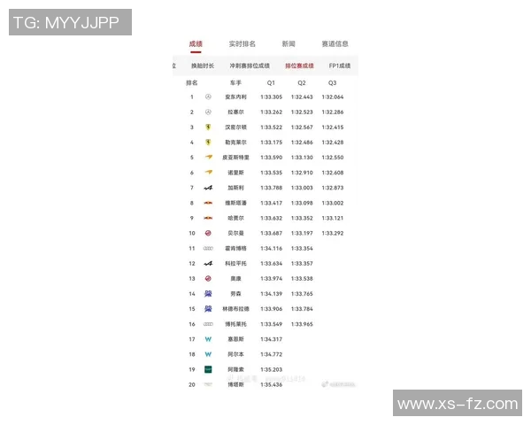 F1最新赛事焦点揭晓赛车手积分榜排名全面更新谁能问鼎年度总冠军